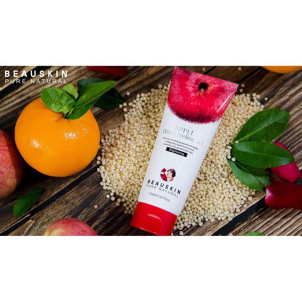 Tẩy tế bào chết sáng da,sạch mụn cám BEAUSKIN Apple Peeling Gel 150ml