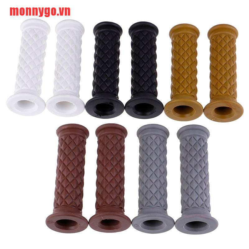 [monnygo]available hot retro cafe racer parts rubber motorbike grip for mot