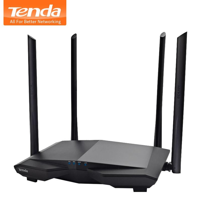 Phát Wifi Tenda AC10 Chính hãng (4 anten 5dBi, 1200Mbps, 2 băng tần, Repeater, 3LAN 1Gbps). VI TÍNH QUỐC DUY