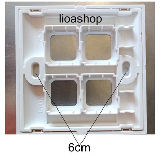 MẶT VUÔNG 4 LỖ VUÔNG LiOA.