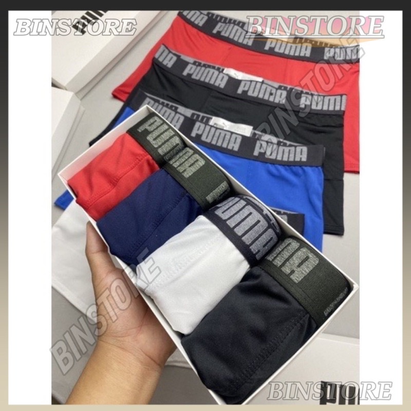 Combo quần sịp đùi nam PM đủ size chất vải thun lạnh, co giãn 4 chiều, thoáng khí, không nhăn, không xù, không bay màu