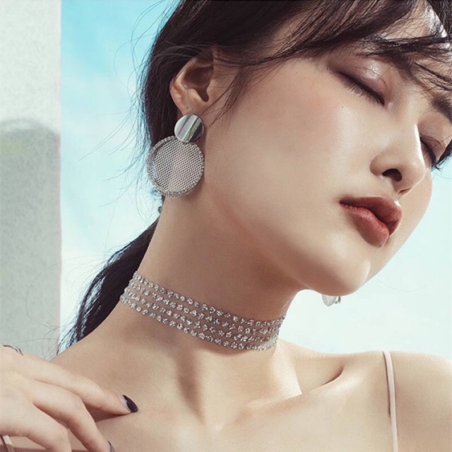 Vòng đeo cổ Choker kim sa