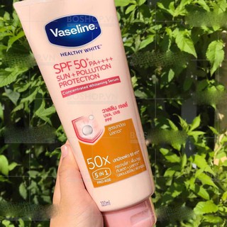 Sữa dưỡng thể bật tone Vaseline Healthy White 320ml