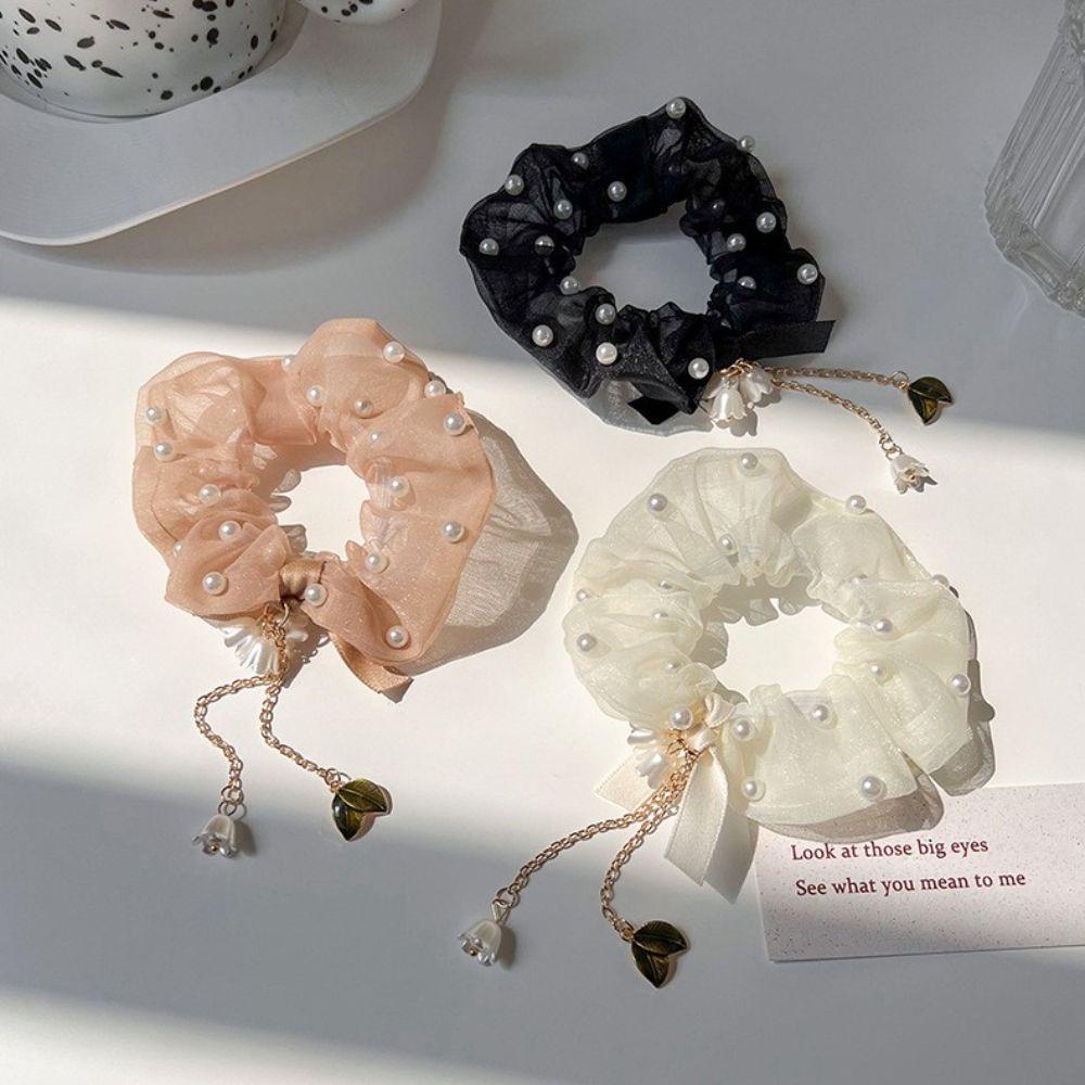 Dây Cột Tóc Hình Chiếc Lá Phong Cách Cổ Điển Cho Nữ