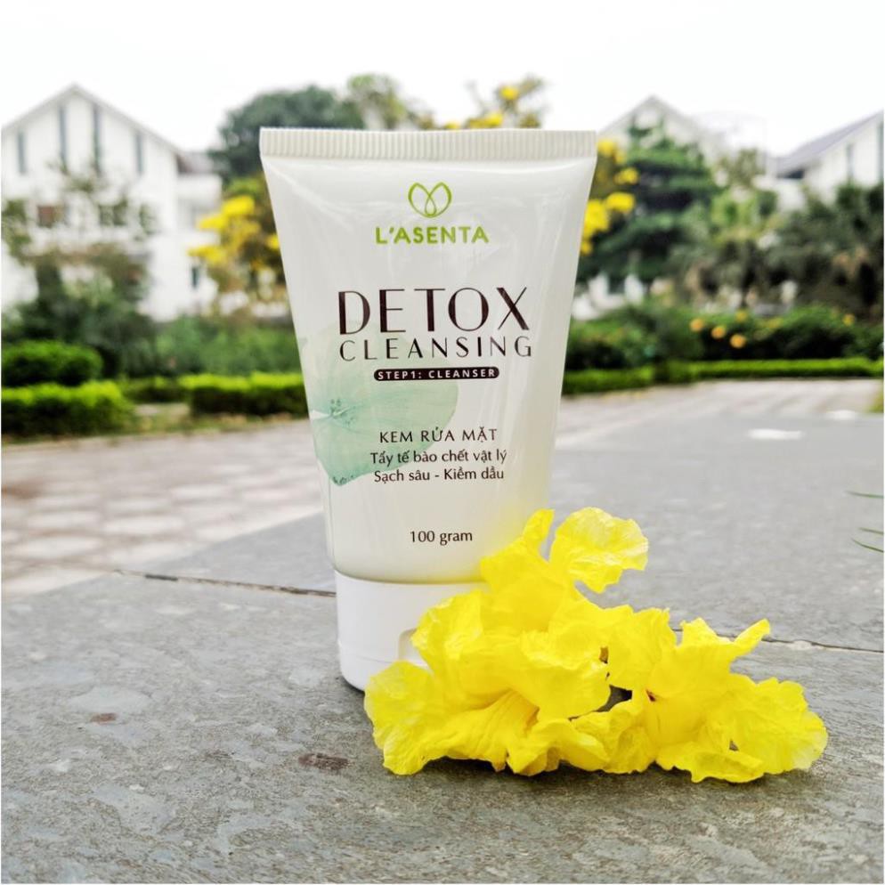 Sữa Rửa Mặt Ngăn Chặn Mụn, Kiềm Dầu, Thải Độc Lasenta Detox Cleansing - Dành Cho Mọi Loại Da | BigBuy360 - bigbuy360.vn