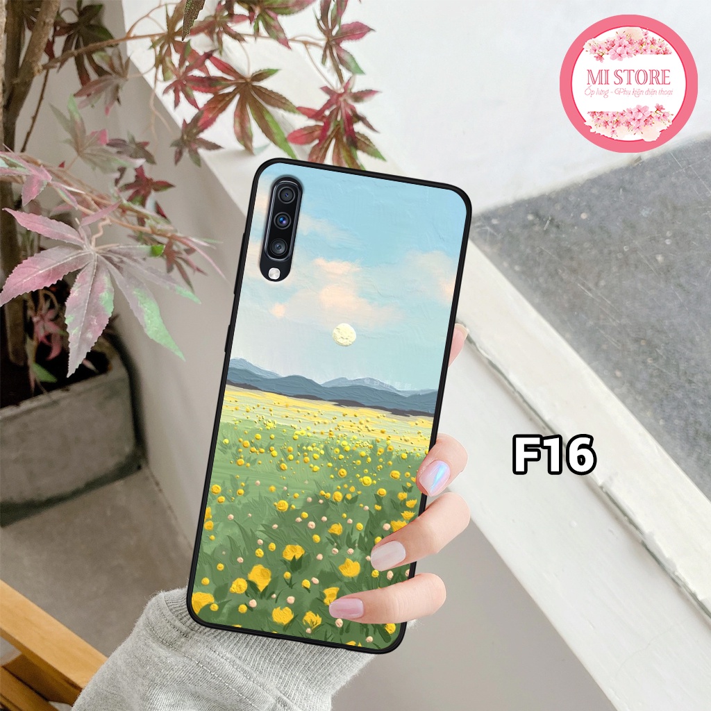 Ốp điện thoại SAMSUNG A30S/ A50/ A50S/ A7 2018/ A9 2018 - Ốp lưng Samsung in hình cánh đồng hoa nhẹ nhàng