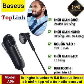 Tai nghe Bluetooth Baseus Encok A06