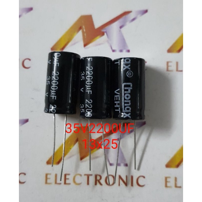 Tụ hóa 35V2200UF 35V 2200UF 2200UF35V 13x25mm