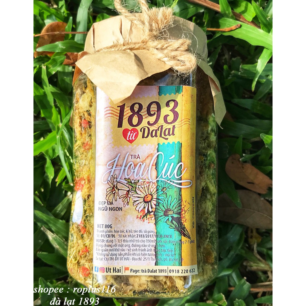 [Mã 267FMCGSALE giảm 8% đơn 500K] Trà hoa Cúc sấy khô Đà Lạt 1893 thanh lọc cơ thể