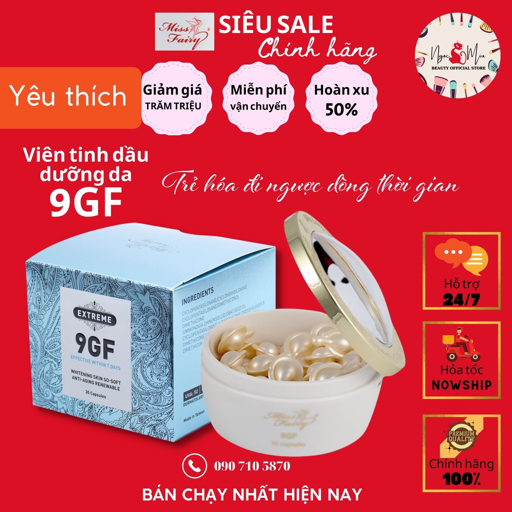 VIÊN SERUM MISSFAIRY 9GF - TINH DẦU 9GF - 30 viên