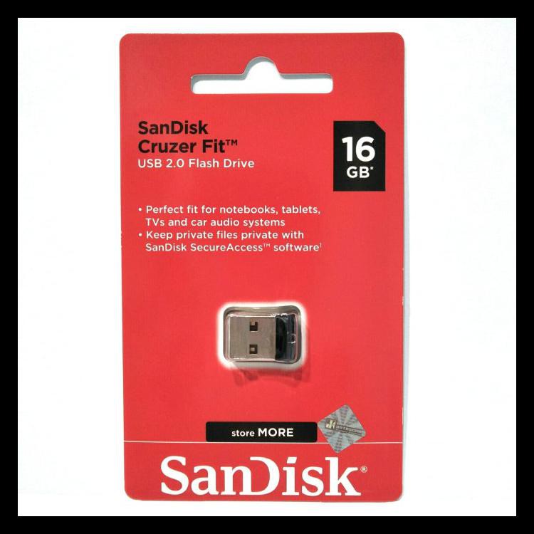 Ổ Đĩa Flash Sandisk 16gb Cruzer Fit Cz33 / 16gb Cz 33 Code 1112 | BigBuy360 - bigbuy360.vn