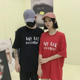 We are different tee - chuẩn form rộng tay lỡ - hàng oversize