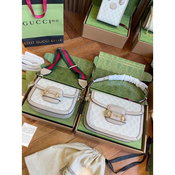 Túi đeo chéo nữ G.C Horsebit 2 size(sz20-25cm)bản chuẩn đẹp lắm ý da dày mướt fullbox 2 lớp xịn sò