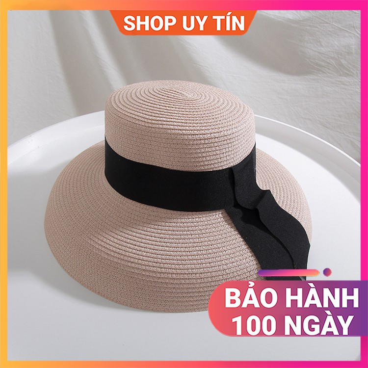 Mũ Đi Biển - Nón Cói Rộng Vành Vintage Cao Cấp Nữ Đẹp