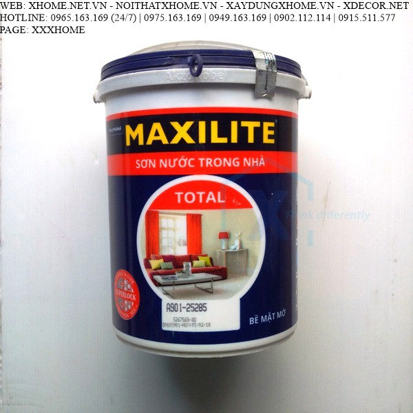 X HOME - Sơn DULUX - MAXILITE Sơn Nước Trong Nhà Maxilite Total💥NHẬN HÀNG TẠI NHÀ MÁY💥Giao hàng Toàn quốc - Ckhấu cao