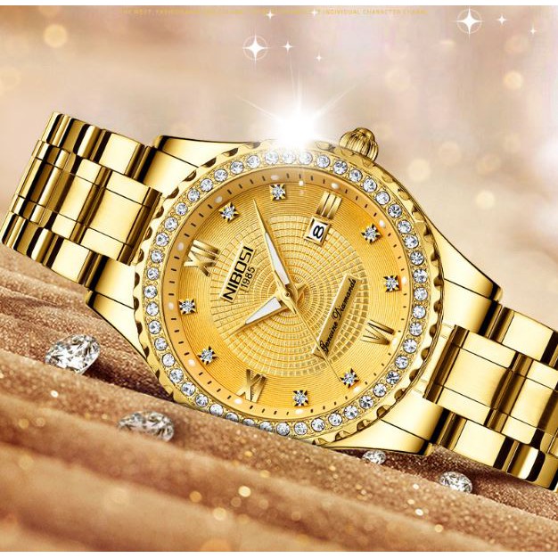 [Tặng vòng tay]Đồng hồ nữ NIBOSI chính hãng NI2357.01 thời trang lịch sự