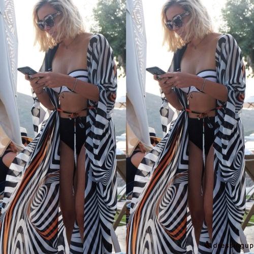 Áo choàng Bikini chất Chiffon thiết kế thanh lịch cho phái nữ | BigBuy360 - bigbuy360.vn