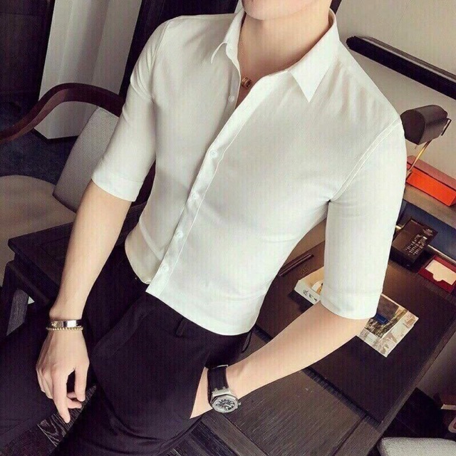 SƠ MI TRẮNG HOT SÓI CA A43