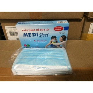 Khẩu trang trẻ em 3 lớp Medipro