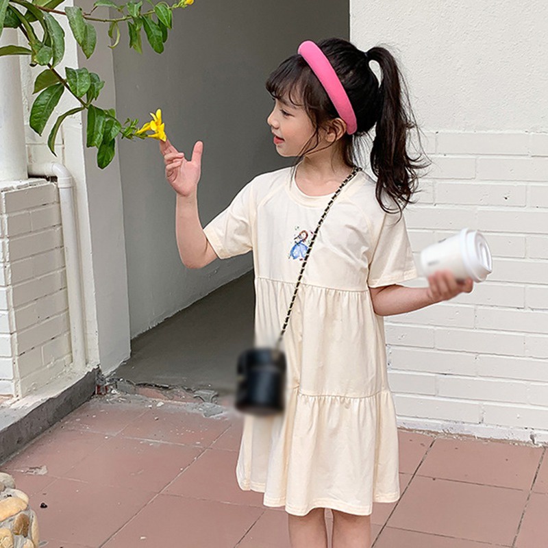 Đầm SáT NáCh, HọA TiếT HoạT HìNh Dễ Thương Cho Bé GáI