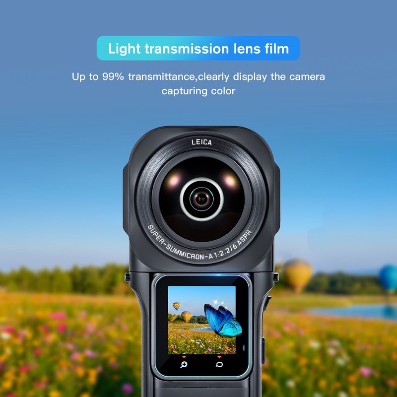 Kính Cường Lực HD Bảo Vệ Màn Hình LCD Cho Insta 360 ONE-RS 360 Edition / Video Action