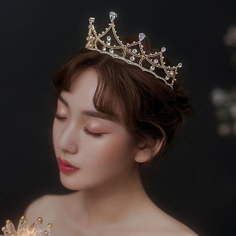 ANEMONE Vương Miện Công Chúa Đính Đá Thời Trang