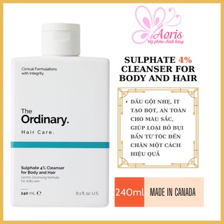 Dầu gội The Ordinary Sulphate 4% Shampoo Cleanser for Body & Hair - 240ml