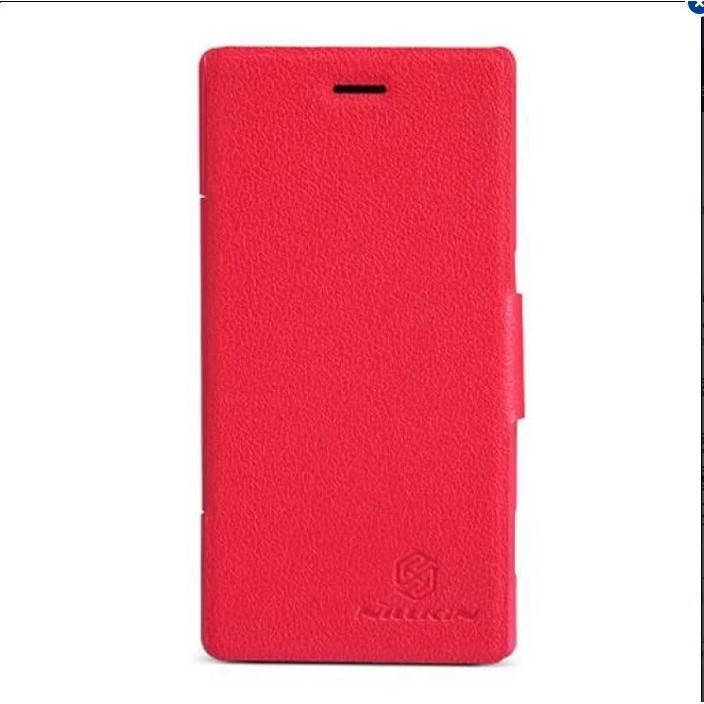 Bao da cho Sony Xperia M - Nillkin (Đỏ)