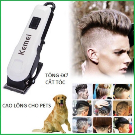 Tông Đơ Cắt Tóc Không Dây chuyên nghiệp KEMEI KM- 809A - Tông Đơ Salon, gia đình - [Bảo hành lỗi 1 đổi 1]