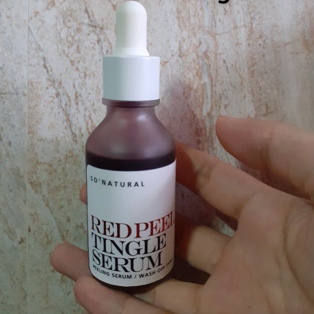 Red peel tingle serum