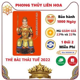 Thẻ bài thái tuế năm 2022 hóa giải vận hạn thái tuế cho tuổi dần, thân, tỵ, hợi - phong thủy liên hoa