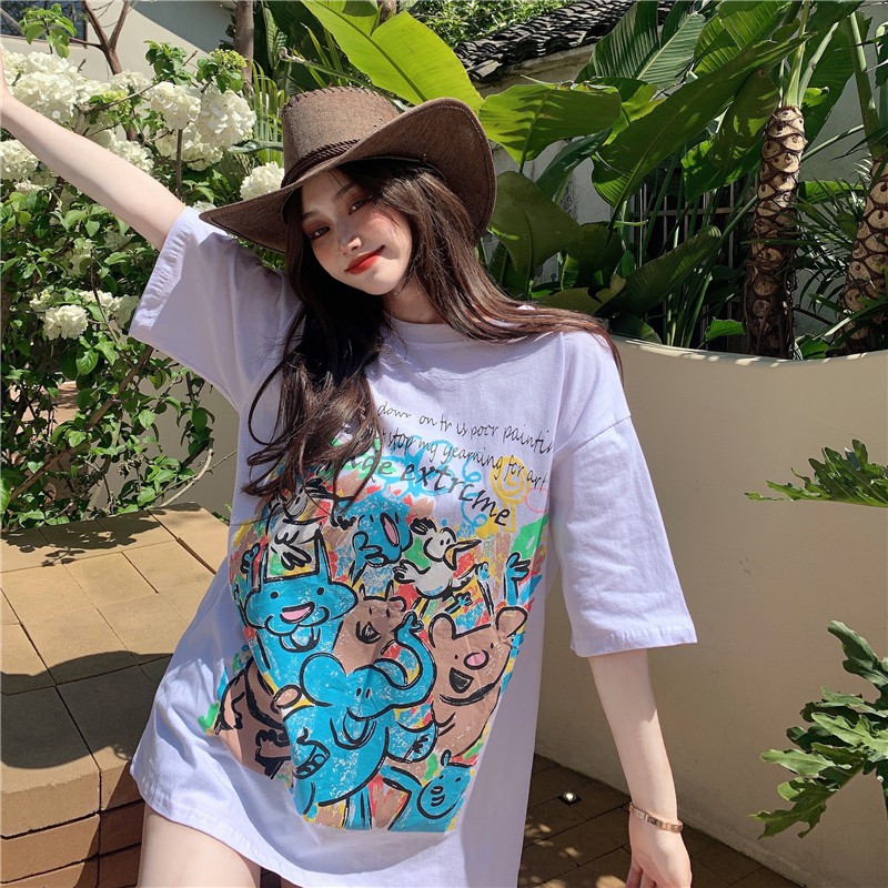Áo thun form rộng nữ Emilyshop ulzzang