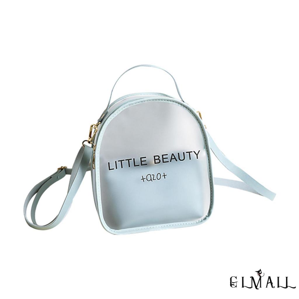 Ba Lô Trong Suốt In Chữ Thời Trang Dành Cho Nữ