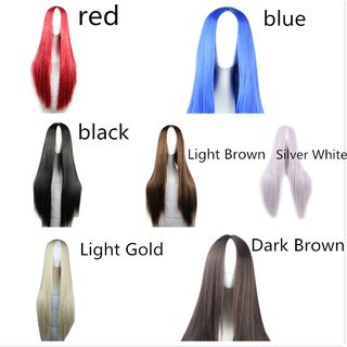 Bộ tóc giả thẳng dài 75cm dùng hóa trang