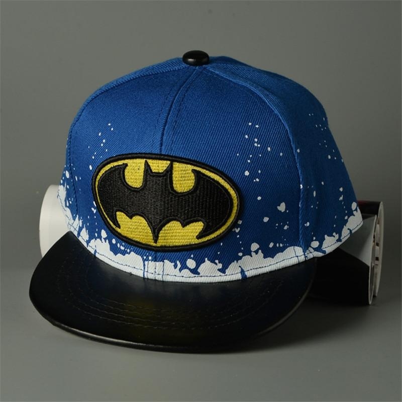 Mũ Lưỡi Trai Thêu Hình Người Nhện / Batman Dễ Thương Cho Bé