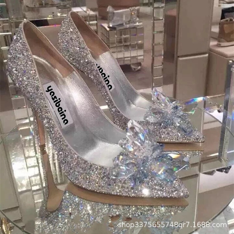 Giày Cao Gót Mũi Nhọn Phong Cách Công Chúa Lọ Lem Thời Trang 2020 | BigBuy360 - bigbuy360.vn