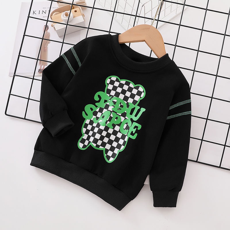 Mới Bộ Áo Sweater Phối Quần Jean Thời Trang 2022 Cho Bé Trai