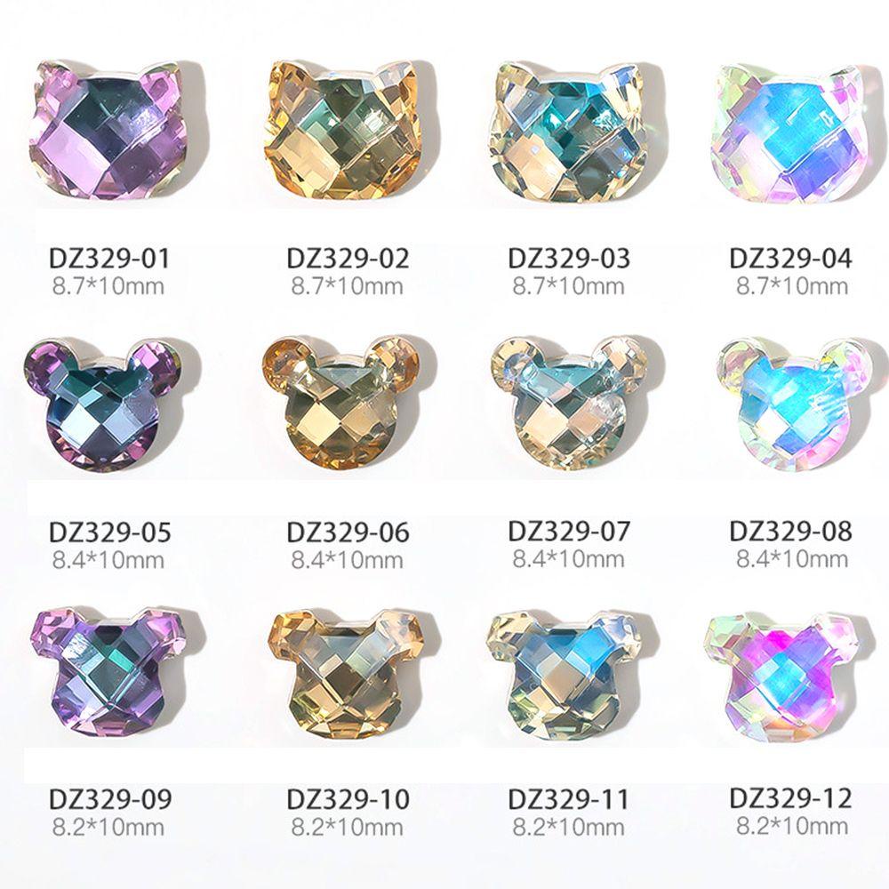 Miếng Dán Trang Trí Móng Tay Nghệ Thuật|Phụ Kiện Trang Trí Móng Tay Hình Động Vật Hoạt Hình Sáng Bóng|Phụ Kiện Trang Trí Hình Dạng Độc Đáo Sáng Tạo