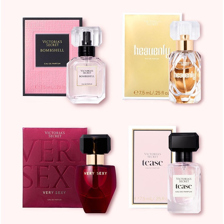 Set nước hoa mini 4 chai Victoria's Secret Holiday 2020 Ultimate Fragrance Gift Set | Thế Giới Skin Care