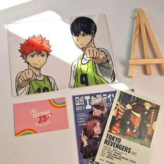 Tranh kính anime handmade size A5 - Quà tặng trang trí sưu tầm