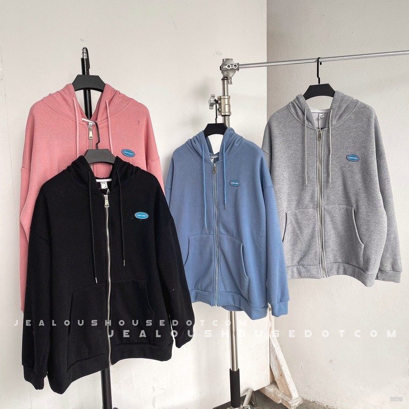 Áo hoodie zip logo UNIFOND 5639