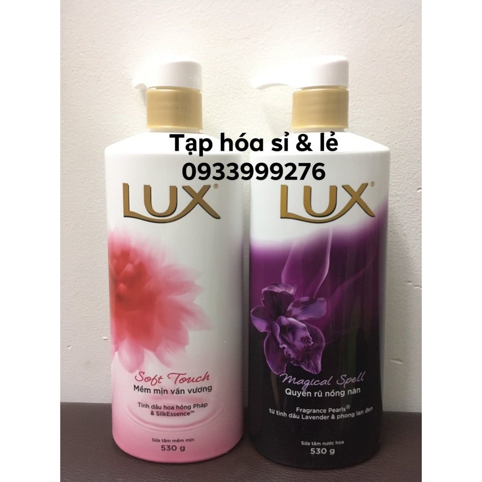 Sữa Tắm Lux Soft Touch Hồng, Magical Spell Tím, White Impres Trắng Chai 530g | BigBuy360 - bigbuy360.vn