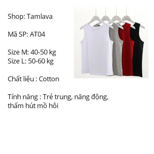 Áo thun ba lỗ nữ cao cấp áo thun 3 lỗ nữ cao cấp đủ màu | BigBuy360 - bigbuy360.vn
