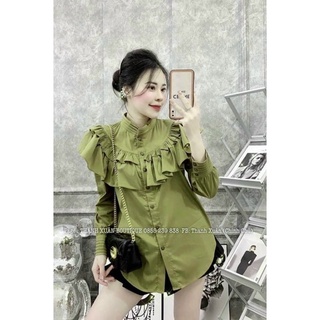 ÁO SƠMI BÈO NGỰC