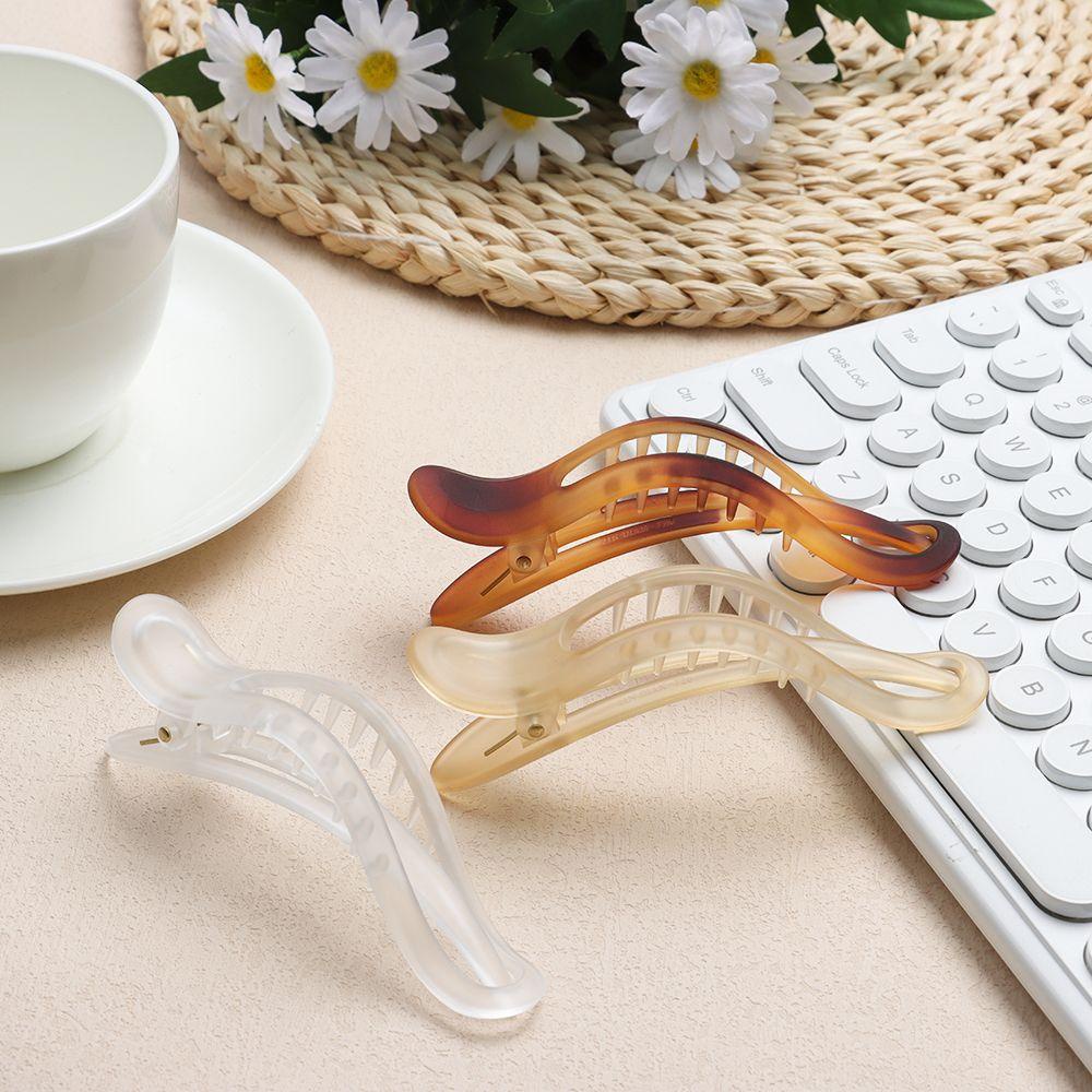 JUNE Kẹp Tóc Nhựa Hình Cá Mập