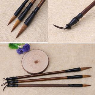 Bút lông sói cán gỗ chuyên dụng cho viết thư pháp