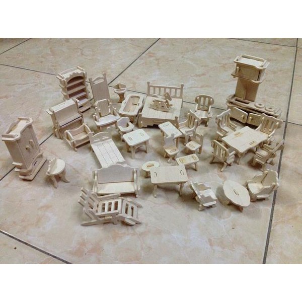 Đồ chơi ghép hình bằng gỗ 184 chi tiết cho bé