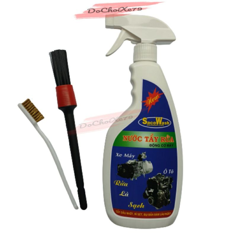 Nước rửa lốc máy đầu bò xe máy