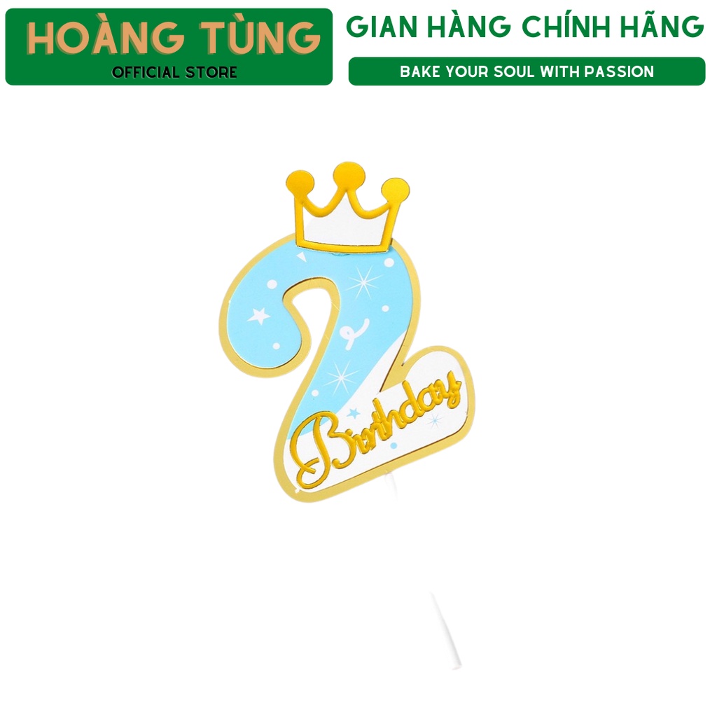 Trang trí bánh sinh nhật, trang trí bánh kem, Số trang trí