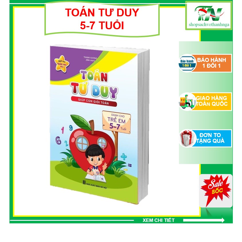 Toán Tư Duy Cho Bé 5-7 Tuổi